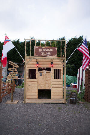 Cowboy Themed Shooting Gallery